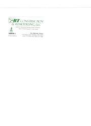 BT Construction and Remodeling, LLC logo