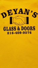 Logo for Deyan's Glass and Doors