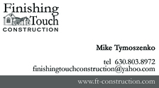 Finishing Touch Construction logo