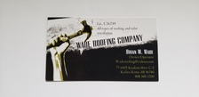Wade Roofing Co. logo