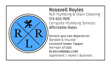 RLR Plumbing and Drain Cleaning logo