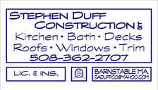 Stephen Duff Construction, LLC logo