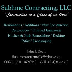 Sublime Contracting, LLC logo