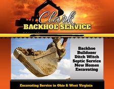 Clark Backhoe & Septic Service logo