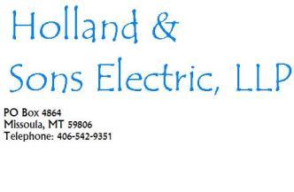 Holland & Son's Electric, LLP logo