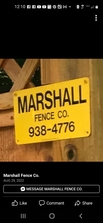 Avatar for MARSHALL FENCE CO