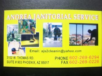 Andrea Janitorial Services logo