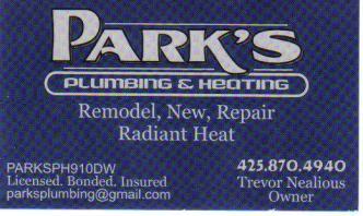Park's Plumbing and Heating logo