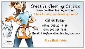 Creative Cleaning Service logo