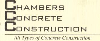 Chambers Concrete Construction logo
