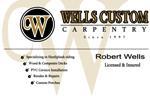 Wells Custom Carpentry logo