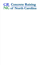 Concrete Raising of North Carolina logo