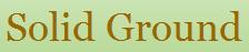 Solid Ground Lawn Care, LLC logo
