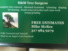 M & M Tree Surgeons logo