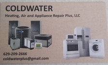 Logo for Coldwater Heating, Air & Appliance Repair Plus, LLC