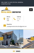 Logo for Crystal Real Construction Corporation