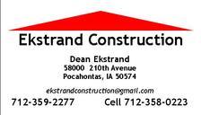 Ekstrand Construction logo