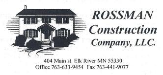Rossman Construction Company, LLC logo