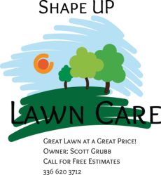 Shape Up Lawn Care logo