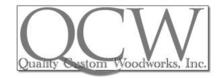 Logo for Quality Custom Woodworks, Inc.