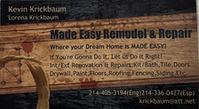 Avatar for Remodel and Repair Made Easy