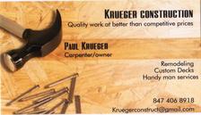 Krueger Construction logo