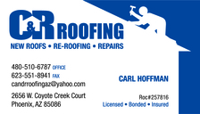 C & R Roofing logo