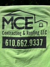Logo for MCE Contracting and Roofing, LLC