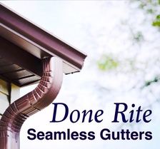 Done Rite Seamless Gutters logo