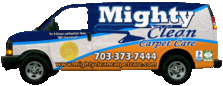 Mighty Clean Carpet Care logo