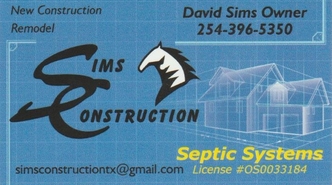 Sims Construction & Septic LLC logo