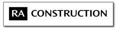 Logo for R A Construction