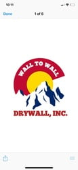 Wall to Wall Drywall, Inc. logo