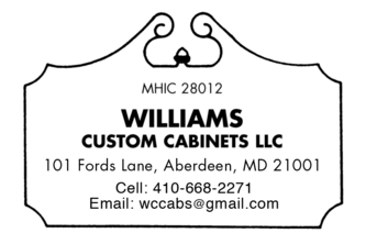 Williams Custom Cabinets, LLC logo