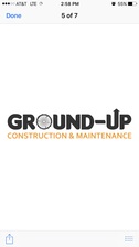 Logo for Ground-Up Construction and Maintenance, LLC