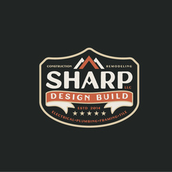 Sharp Design and Build logo