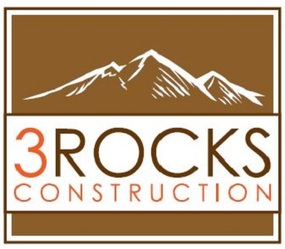 3 Rocks Construction logo