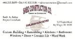 Sabo Construction Company logo