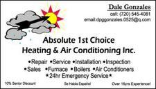 Avatar for Absolute 1st Choice Heating & Air Conditioning Inc.