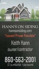 Logo for Hann's On Home Improvement
