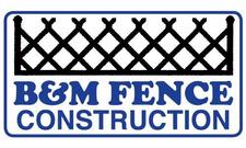 B & M Fence logo