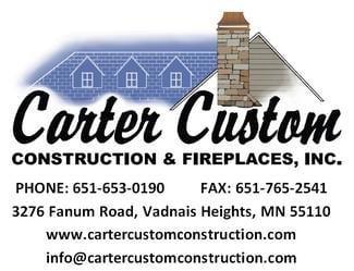 Carter Custom Construction & Fireplaces, Inc. logo