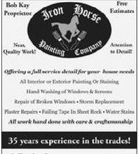 Logo for Iron Horse Painting Company