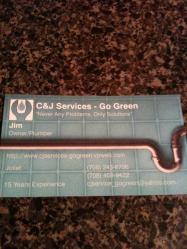 C&J Services Go-Green logo