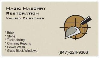 Magic Masonry Restoration logo