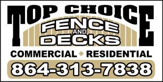 Top Choice Fence and Decks logo