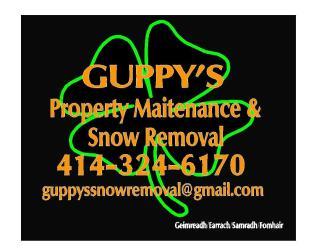 Guppy's Property Maintenance and Snow Plowing, LLC logo