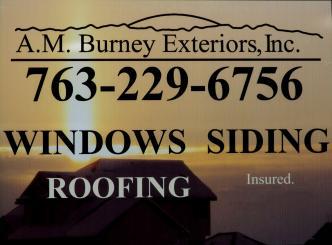 Logo for A.M. Burney Exteriors, Inc.