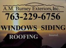 Logo for A.M. Burney Exteriors, Inc.
