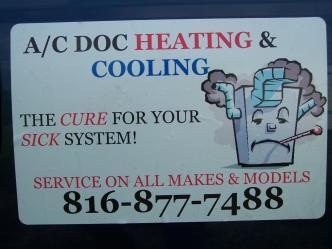 A/C Doc Heating & Cooling logo